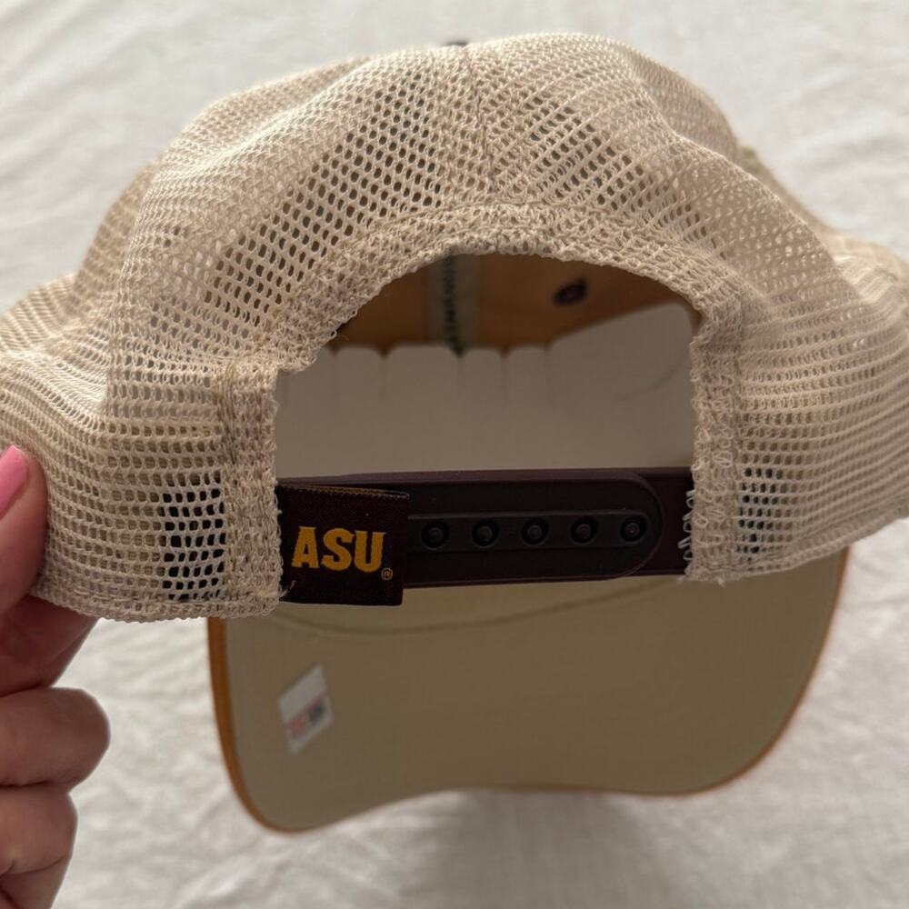 ASU NWT | Arizona State Sun Devils trucker hat pitchfork, adjustable snapback - Picture 3 of 4